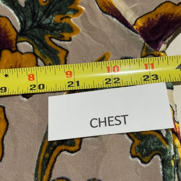 Chicos Womens Kimono Open Cardigan Topper L-XL Velvet Burnout Boho Gypsy Whimsy - Picture 11 of 14